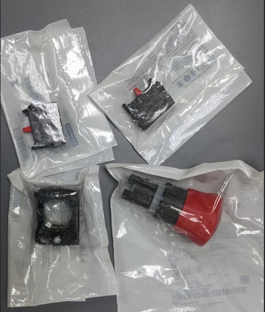 4021453 (214213) SPA ASSEMBLED MUSHROOM EMER.BUTTON