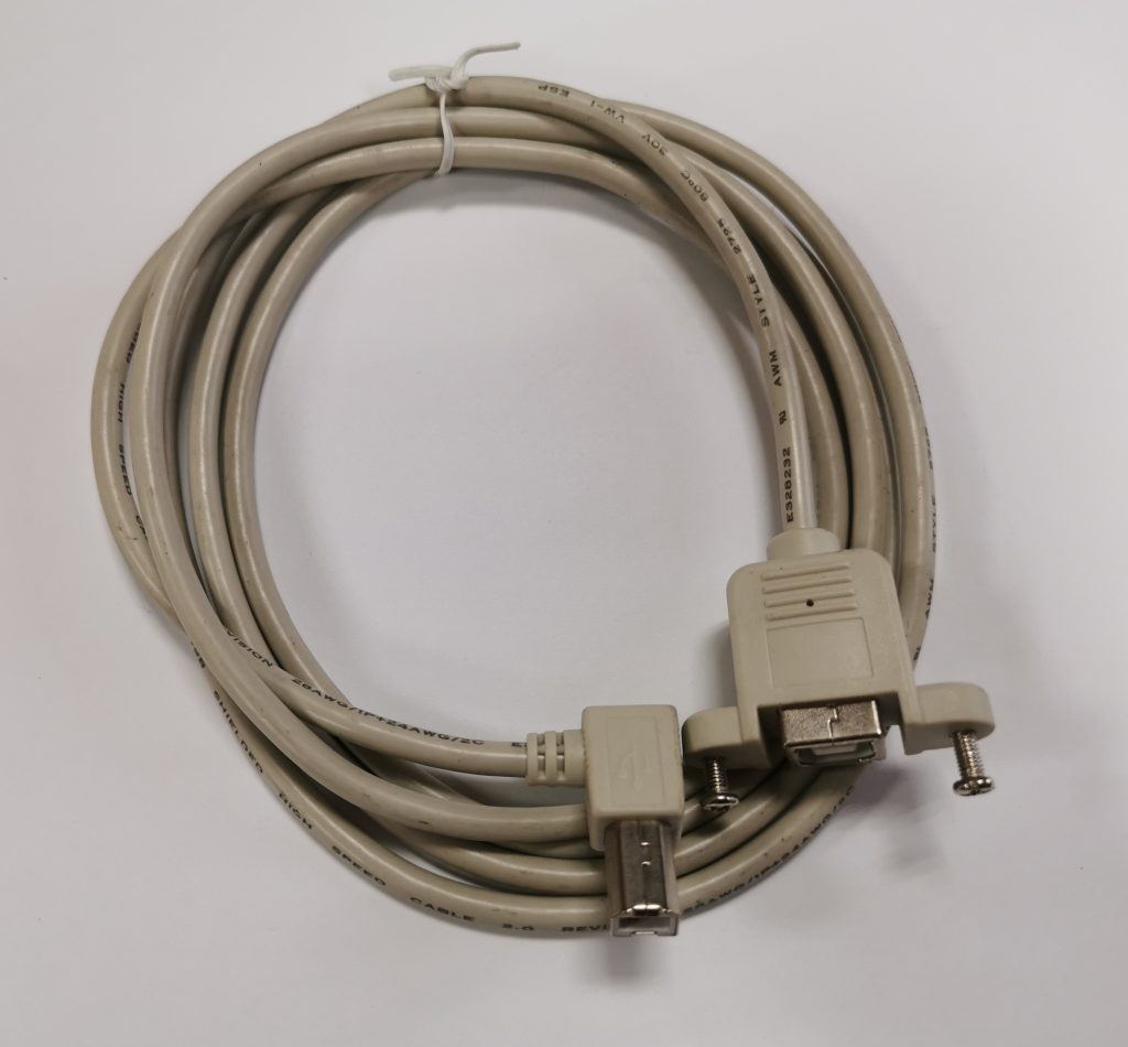 4041519 USB 2.0 B MALE RIGHT ANGLE TO B FEMALE 15